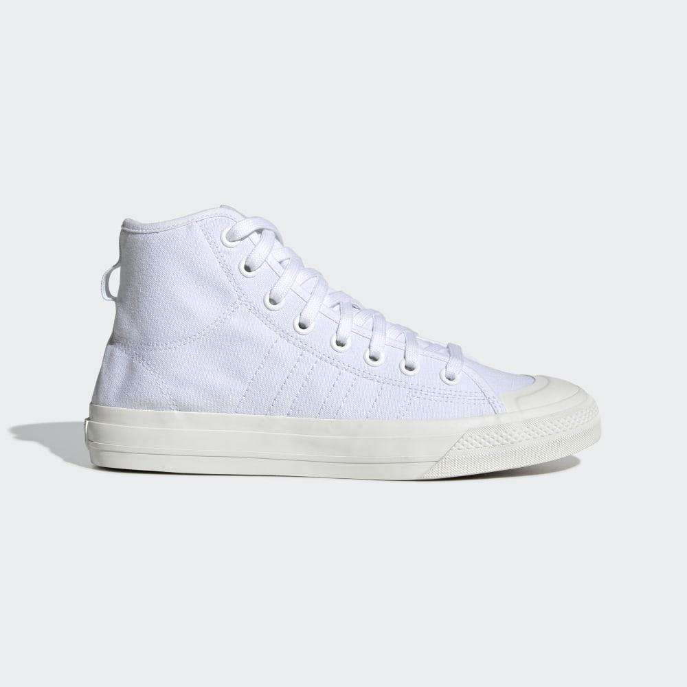 Originals Adidas Nizza RF Inalti Dama Romania - Albi EF1885